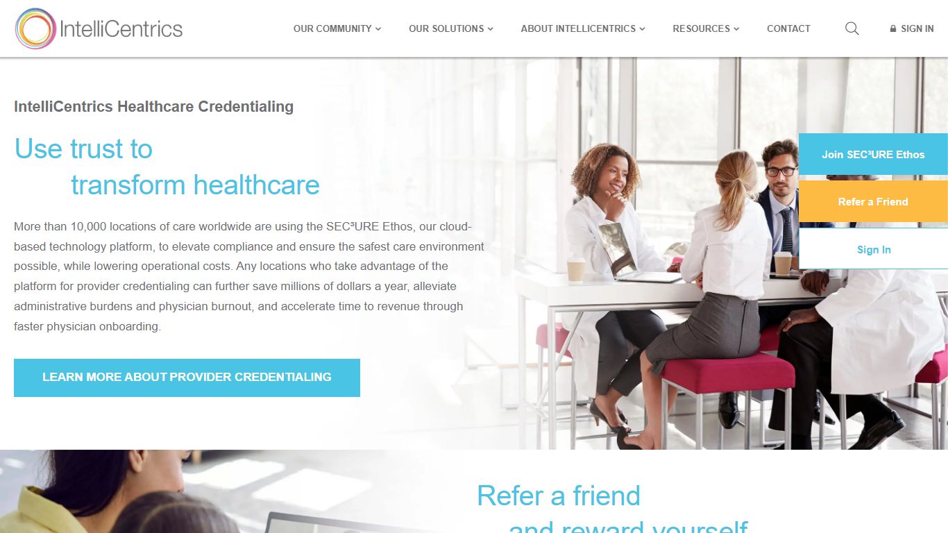 Trusted Healthcare Credentialing | IntelliCentrics