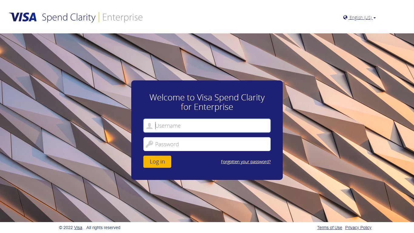 Visa Spend Clarity for Enterprise | Log in